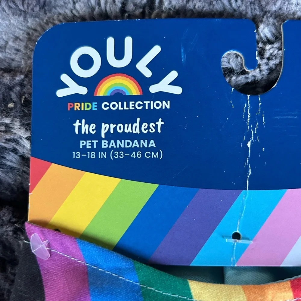 Youly pride dog bandana XS/S NEW